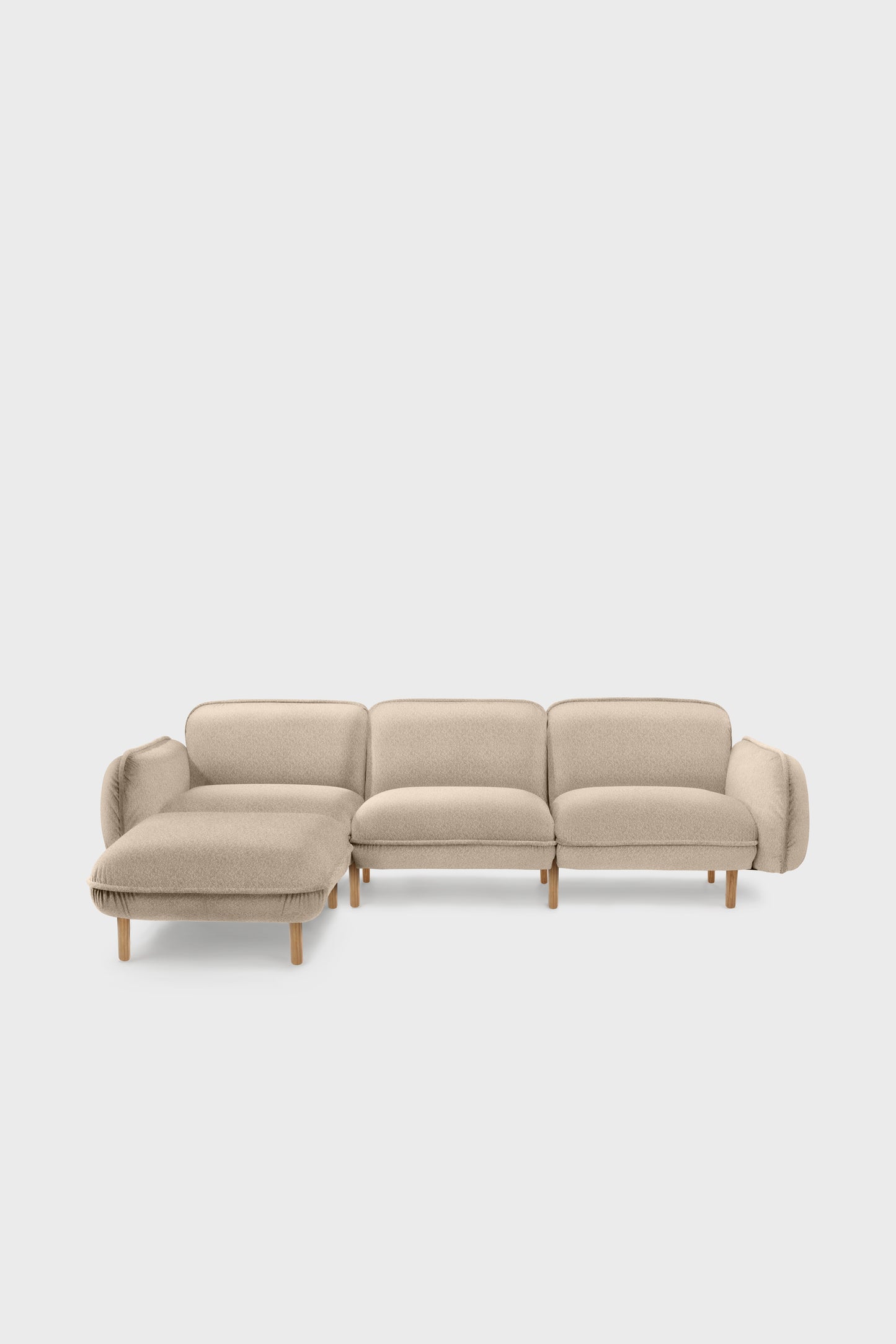 Bean Pouf in Velour