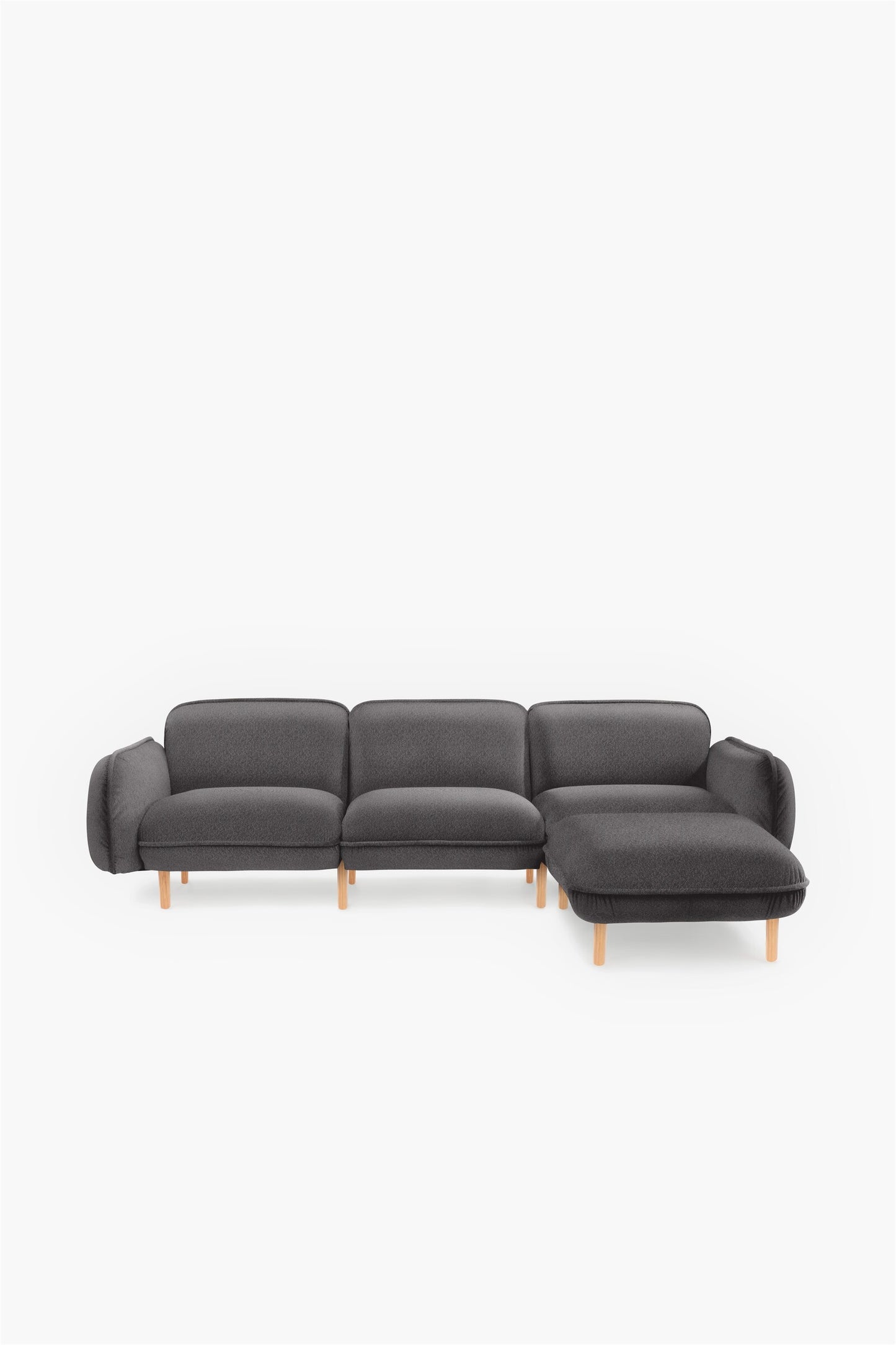 Bean Pouf in Velour