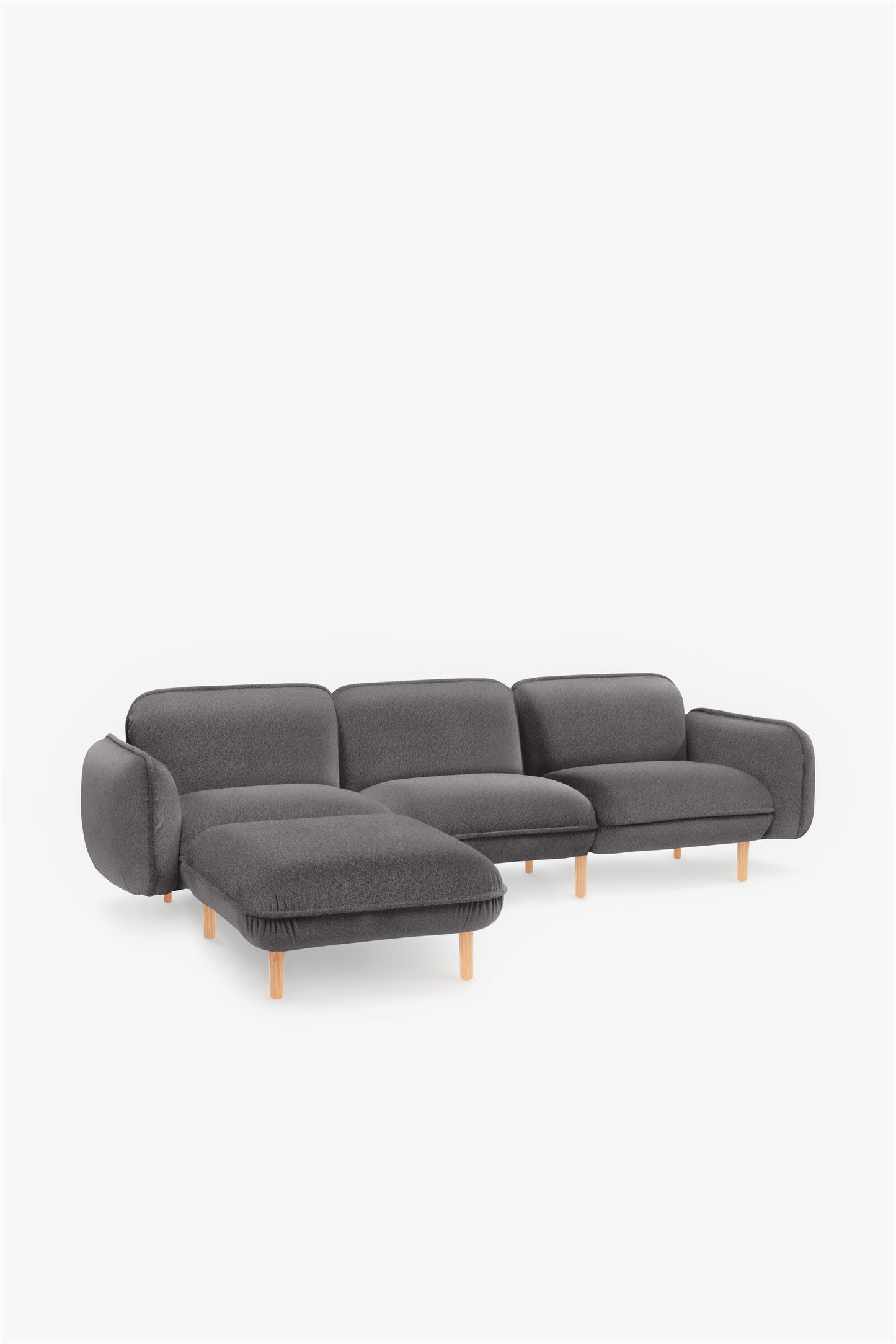 Bean Pouf in Velour