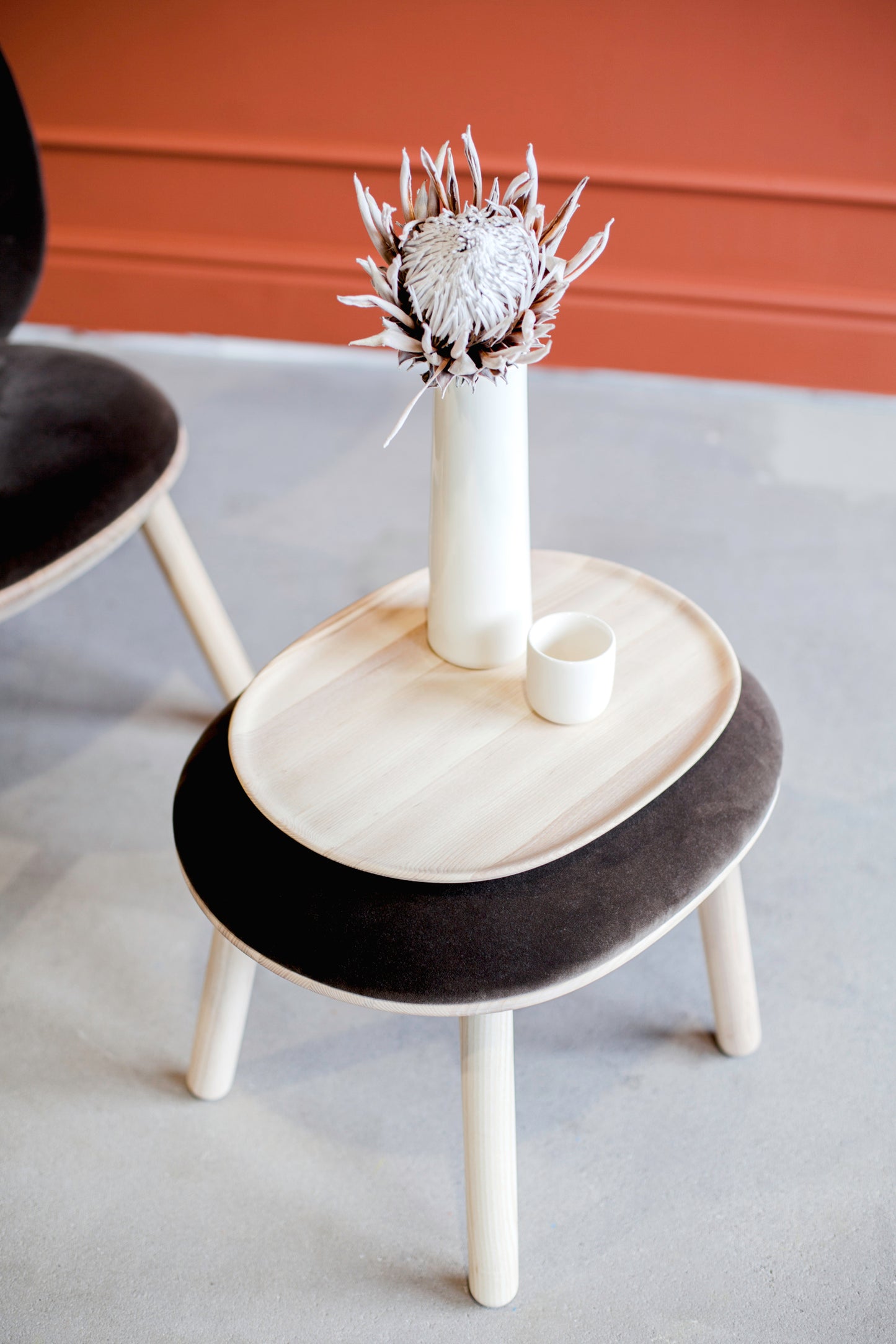 Naïve Ottoman in Black Ash