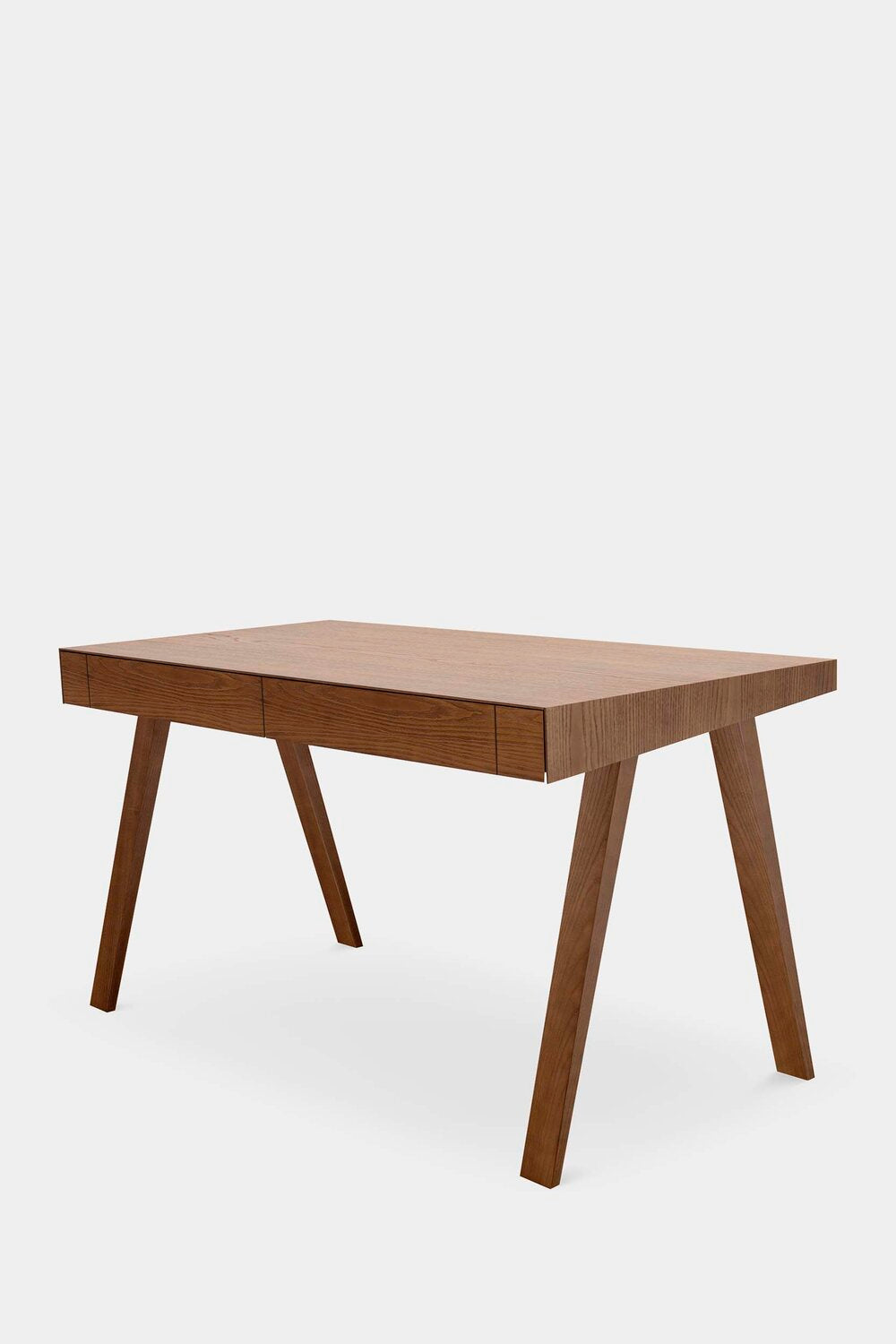 4.9 Desk in Ash 2 Drawers