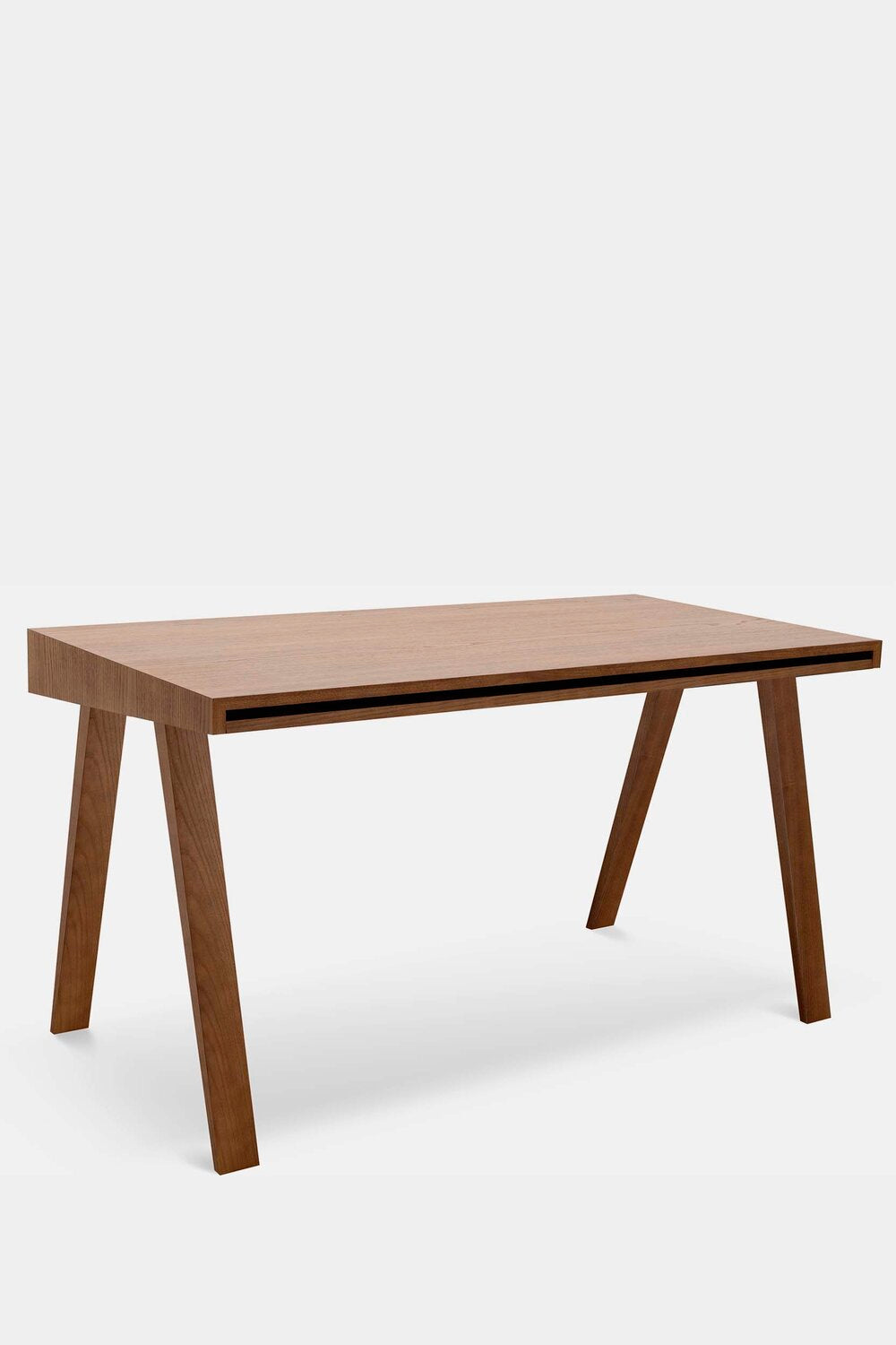 4.9 Desk in Ash 2 Drawers
