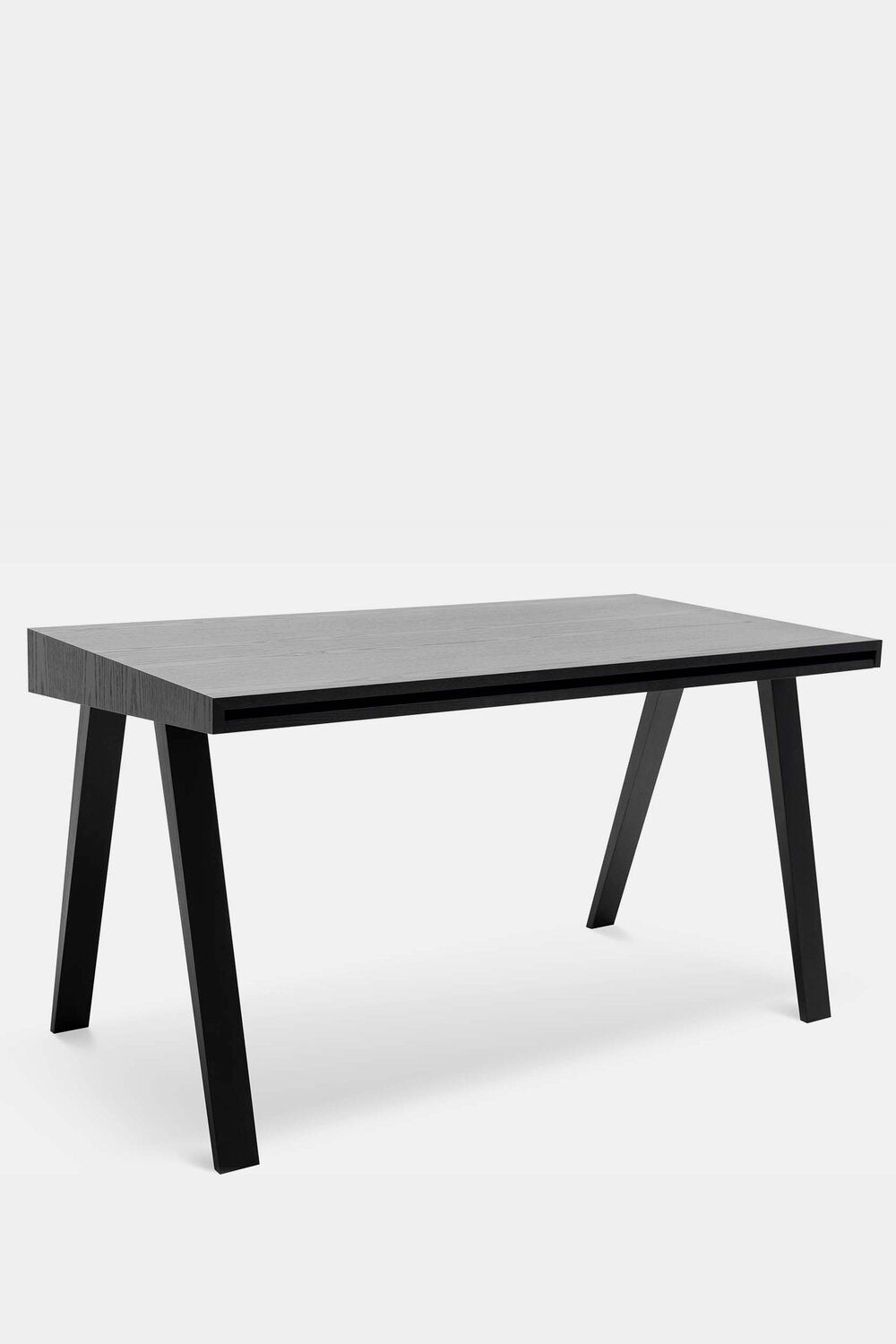 4.9 Desk in Ash 2 Drawers