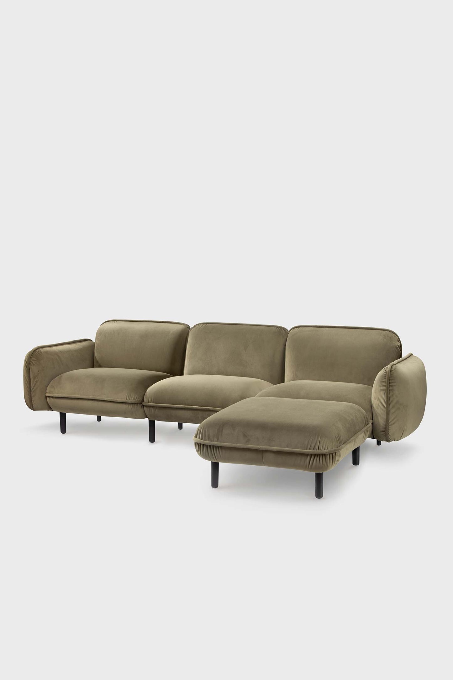 Bean Pouf in Velour