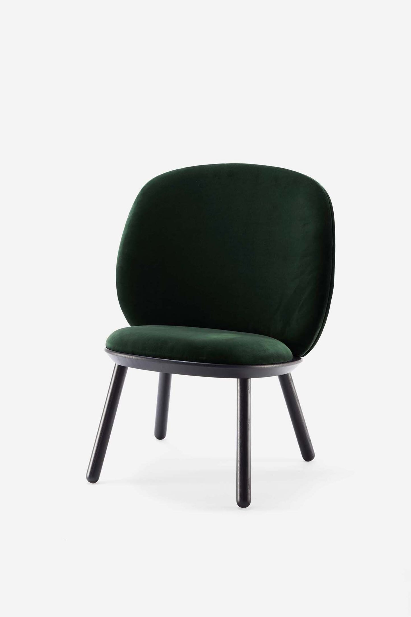 Naïve Low Chair Black Ash