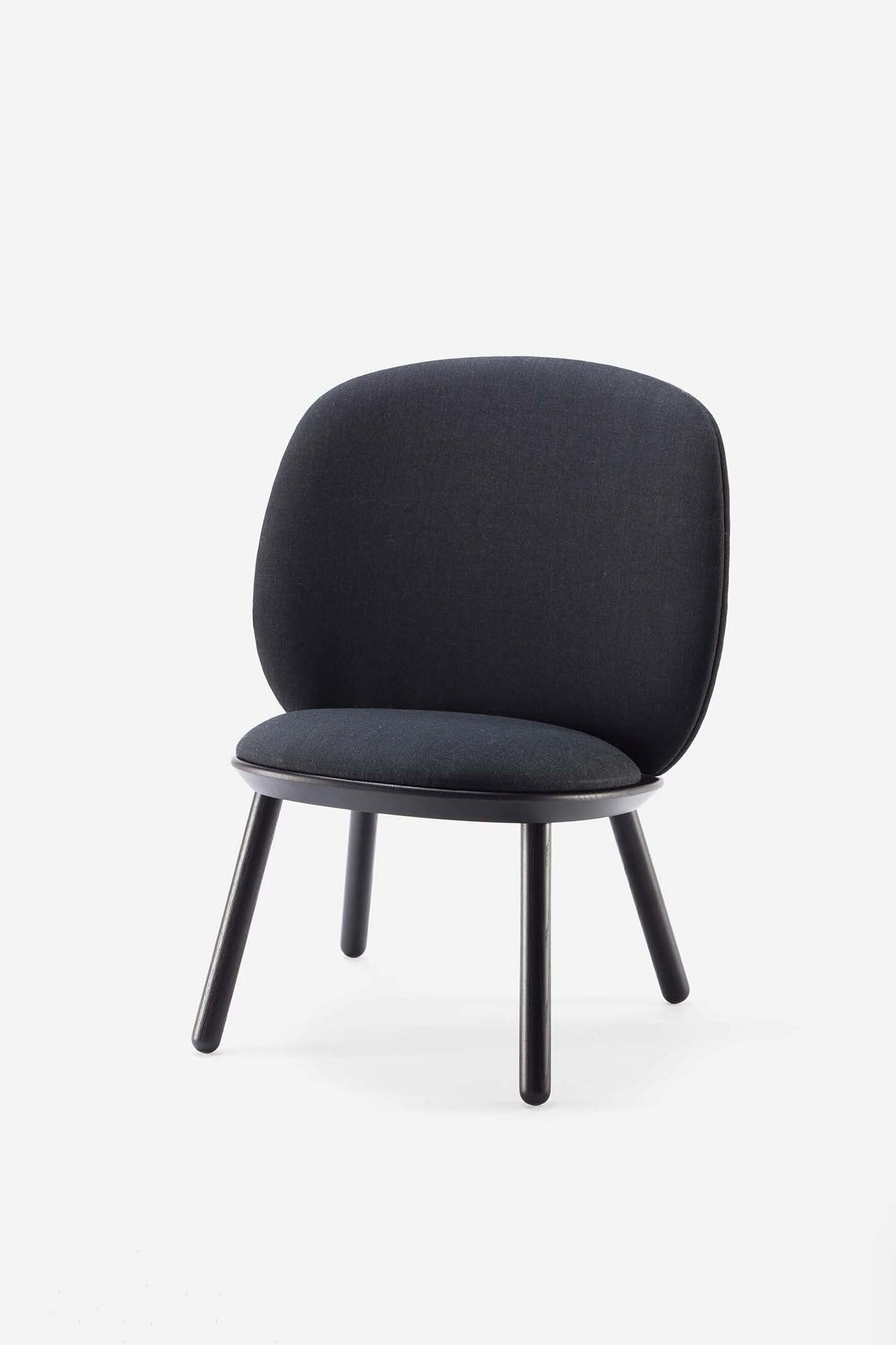 Naïve Low Chair Black Ash