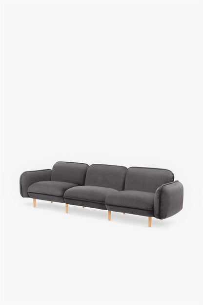 Sofa Bean trivietė veliūras