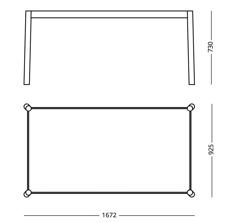 Citizen Dining Table L160cm in Oak