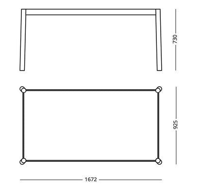 Citizen Dining Table L160cm in Oak