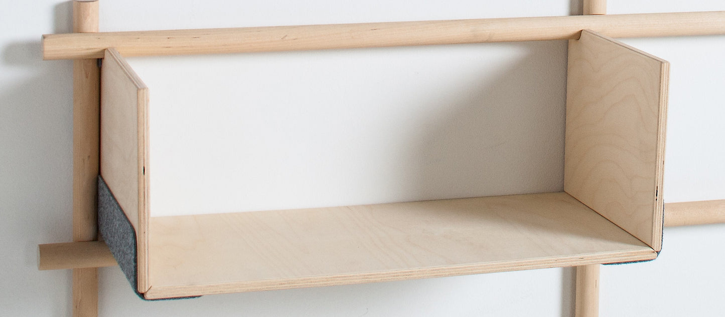 Wall Shelving System Foldin