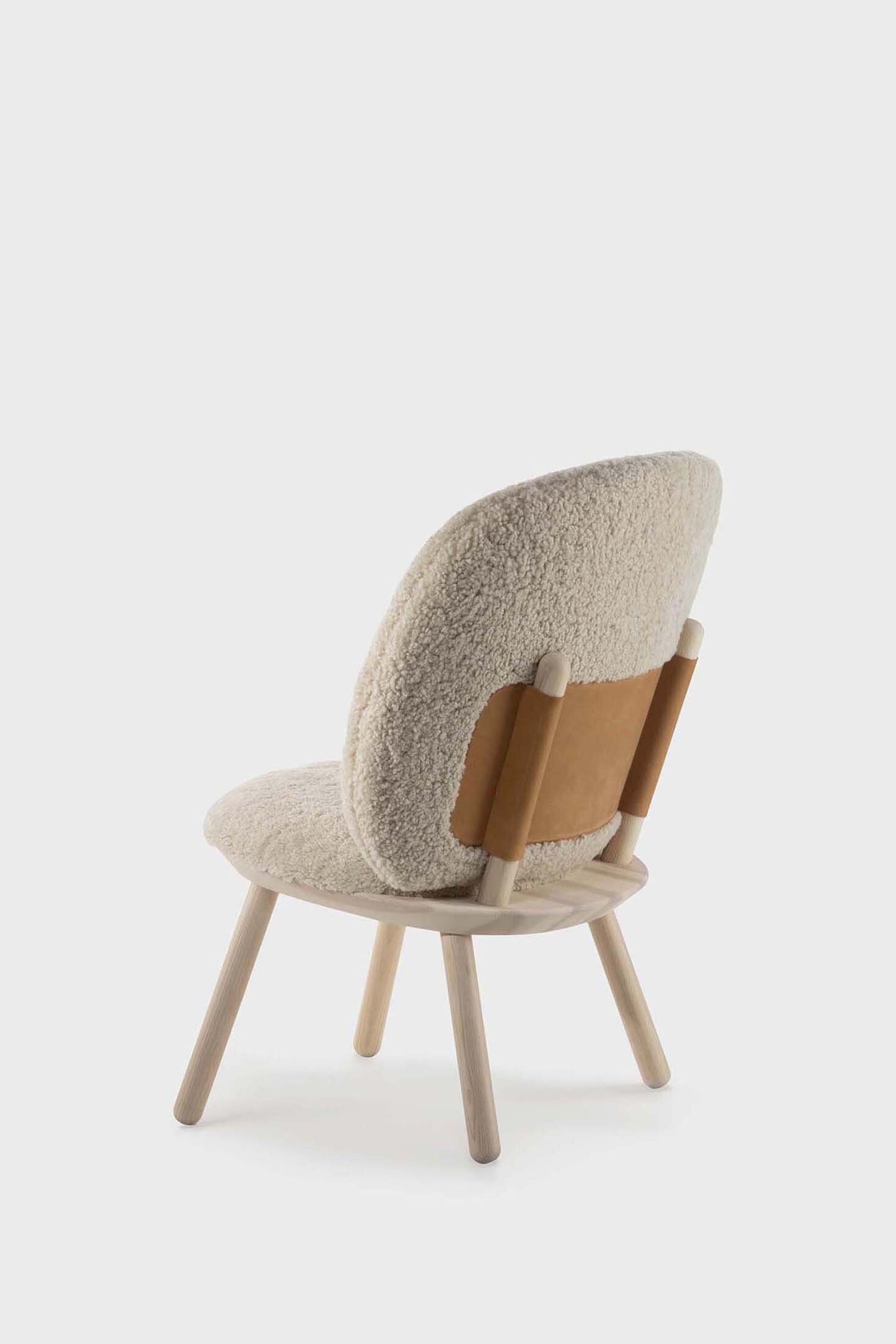 Naïve Low Chair Genuine Sheepskin